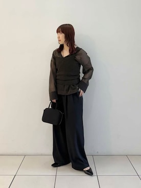「アーバンリサーチ」｜「アイテム（キャミソール）」を使った、shokoさん（レディース・157cm）の春コーディネート