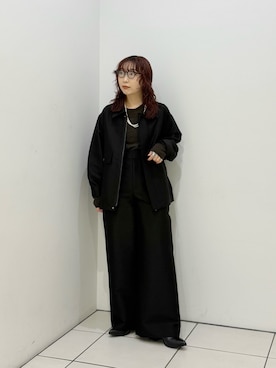 「アイテム（その他アウター）」を使った、shokoさん（レディース・157cm）の秋コーディネート