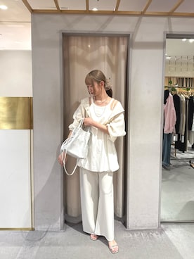 「骨格ナチュラル」｜TAKAZAWA_160cmさん（レディース・160cm）の夏コーディネート