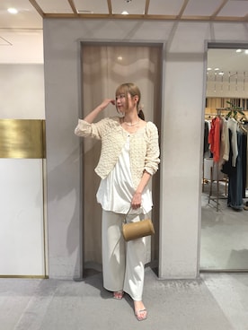 「骨格ナチュラル」｜TAKAZAWA_160cmさん（レディース・160cm）の夏コーディネート