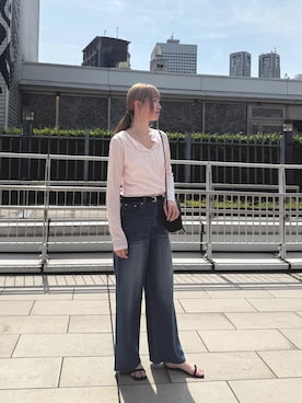 「SHENERY（シーナリー）のアイテム」を使った、TAKAZAWA_160cmさん（骨格ナチュラル・レディース・160cm）の夏コーディネート