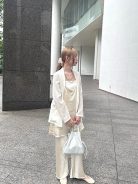 「アイテム（キャミソール）」を使った、TAKAZAWA_160cmさん（レディース・160cm）の夏コーディネート