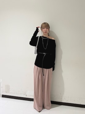「ベロア」｜TAKAZAWA_160cmさん（レディース・160cm）の秋コーディネート