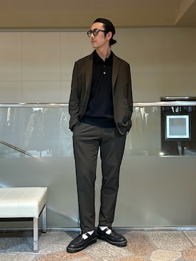 SiNさん（骨格ストレート・メンズ・177cm）の秋コーディネート