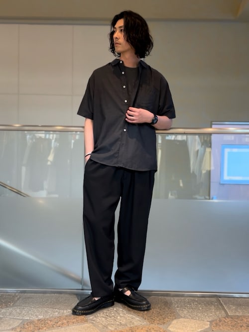 セットアップ対応】j.n.r.d/ウェーブワッフルポケット付きTシャツ（T