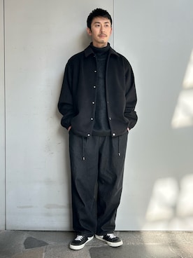 「JUNRED（ジュンレッド）のアイテム（ブルゾン）」を使った、SiNさん（メンズ・177cm）の冬コーディネート