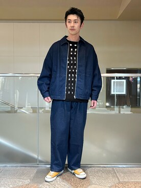 「JUNRED（ジュンレッド）のアイテム（デニムジャケット）」を使った、SiNさん（メンズ・177cm）の春コーディネート
