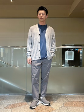 「JUNRED（ジュンレッド）のアイテム（カーディガン/ボレロ）」を使った、SiNさん（メンズ・177cm）の春コーディネート