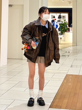 「冬コーデ」｜kanon31vさん（キッズ・148cm）の冬コーディネート