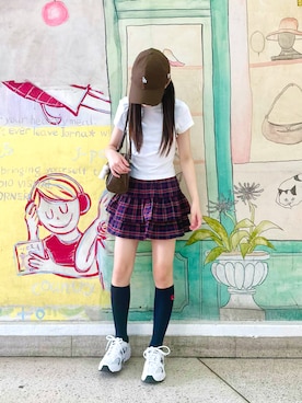 「アイテム（ショルダーバッグ）」を使った、kanon31vさん（キッズ・148cm）の秋コーディネート