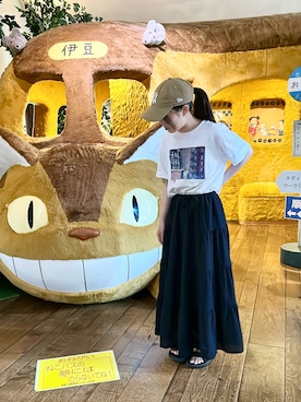 「アイテム（Tシャツ/カットソー）」を使った、kanon31vさん（キッズ・145cm）の夏コーディネート