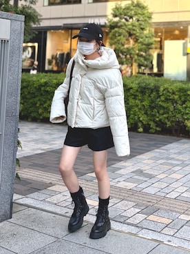 「アイテム（レッグウェア）」を使った、kanon31vさん（キッズ・148cm）の冬コーディネート