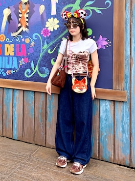 「アイテム（ショルダーバッグ）」を使った、kanon31vさん（キッズ・153cm・10代）の秋コーディネート