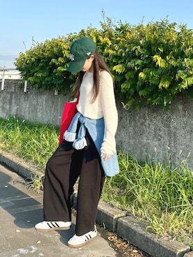「アイテム（シャツ/ブラウス）」を使った、kanon31vさん（キッズ・148cm）の秋コーディネート