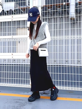 「アイテム（シューズ）」を使った、kanon31vさん（キッズ・148cm）の冬コーディネート