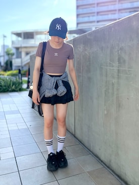 「BAYFLOW（ベイフロー）のアイテム」を使った、kanon31vさん（キッズ・150cm）の夏コーディネート