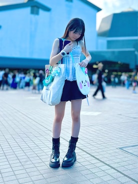「WEGO（ウィゴー）のアイテム」を使った、kanon31vさん（キッズ・148cm）の秋コーディネート