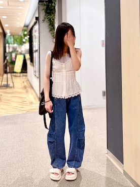 「MUCENT（ムセント）のアイテム」を使った、kanon31vさん（キッズ・153cm）の夏コーディネート