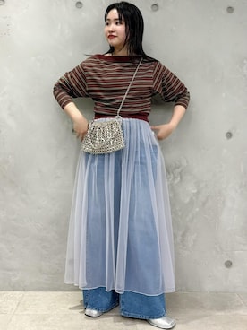 「VIS」｜「アイテム（その他シューズ）」を使った、MAIさん（レディース・154cm）の春コーディネート