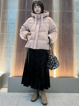 「アイテム（ワンピース/ドレス）」を使った、MAIさん（レディース・154cm・20代）の冬コーディネート