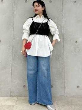 「VIS」｜「アイテム（その他シューズ）」を使った、MAIさん（レディース・154cm）の春コーディネート
