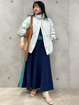 「VIS」｜「アイテム（マウンテンパーカー）」を使った、MAIさん（レディース・154cm）の冬コーディネート