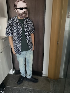 「アイテム（デニムパンツ）」を使った、octopusmanさん（メンズ・170cm・30代）の秋コーディネート