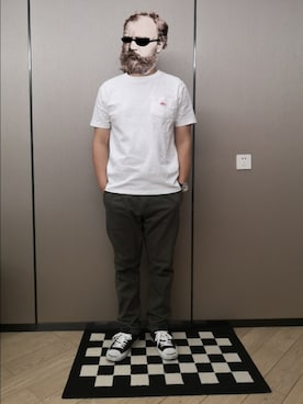 「アイテム（腕時計、ホワイト系）」を使った、octopusmanさん（メンズ・170cm）の秋コーディネート