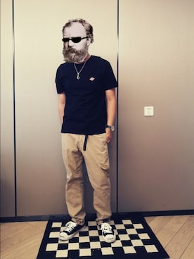 「アイテム（腕時計、ホワイト系）」を使った、octopusmanさん（メンズ・170cm）の秋コーディネート
