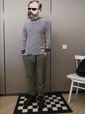 「Foxfire（フォックスファイヤー）のアイテム（パンツ）」を使った、octopusmanさん（メンズ・170cm）の秋コーディネート