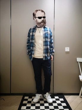 「LUMINOX（ルミノックス）のアイテム（アナログ腕時計）」を使った、octopusmanさん（メンズ・170cm）の冬コーディネート