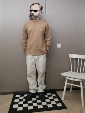 「BEN DAVIS（ベンデイビス）のアイテム（トップス）」を使った、octopusmanさん（メンズ・170cm）の秋コーディネート