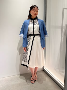 渡辺愛可さん(レディース・159cm)の春コーディネート
