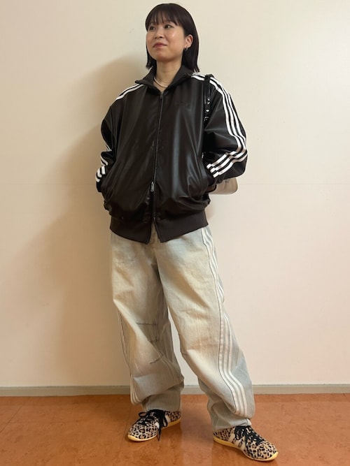 Adilenium シーズン 3 バナナフィット ウォッシュドデニムパンツ