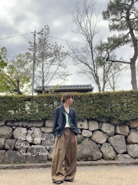 「Ungrid（アングリッド）のアイテム」を使った、RYUさん（メンズ・161cm）の春コーディネート