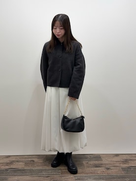 「RODE SKO」｜「アイテム（ジャケット/アウター）」を使った、moeさん（レディース・155cm）の秋コーディネート