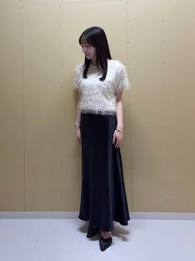 「SENSE OF PLACE by URBAN RESEARCH（センスオブプレイスバイアーバンリサーチ）のアイテム（スカート）」を使った、moeさん（レディース・155cm）の夏コーディネート