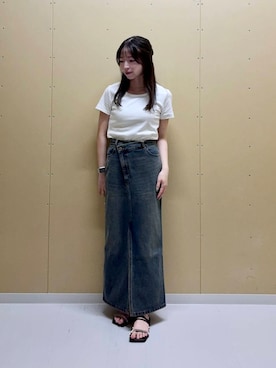 「SENSE OF PLACE by URBAN RESEARCH（センスオブプレイスバイアーバンリサーチ）のアイテム（サンダル）」を使った、moeさん（レディース・155cm）の夏コーディネート