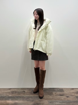 moeさん（レディース・155cm）の冬コーディネート