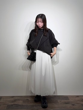 「SENSE OF PLACE by URBAN RESEARCH（センスオブプレイスバイアーバンリサーチ）のヴィンテージルーズスウェット（Tシャツ/カットソー）」を使った、moeさん（レディース・155cm）の秋コーディネート