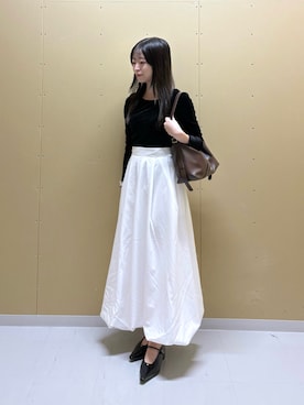 「SENSE OF PLACE by URBAN RESEARCH（センスオブプレイスバイアーバンリサーチ）のアイテム（Tシャツ/カットソー）」を使った、moeさん（レディース・155cm）の秋コーディネート