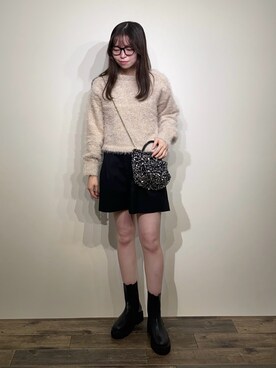 「RODE SKO」｜「アイテム（ブーツ）」を使った、moeさん（レディース・155cm）の秋コーディネート