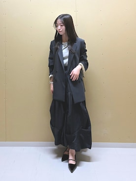 moeさん（レディース・155cm）の冬コーディネート