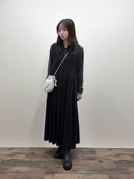 moeさん(レディース・155cm)の冬コーディネート