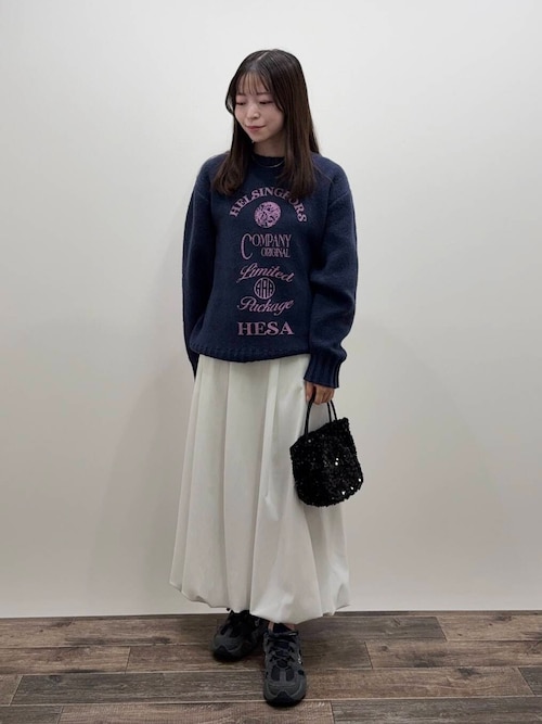 セール】『洗濯可』グラフィックプリントニット（ニット/セーター