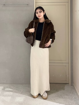 「アイテム（チョーカー）」を使った、tsukemonoemiさん（レディース・160cm・20代）の秋コーディネート