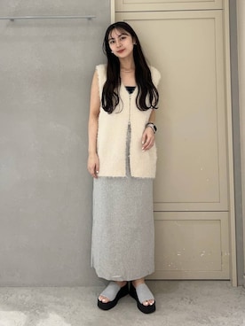 「アイテム（チョーカー）」を使った、tsukemonoemiさん（レディース・160cm・20代）の夏コーディネート