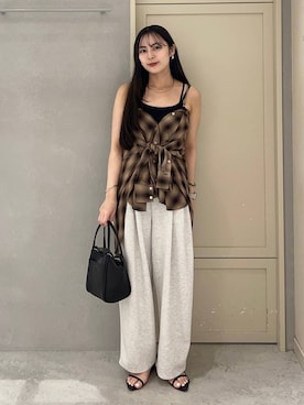 「アイテム（チョーカー）」を使った、tsukemonoemiさん（レディース・160cm・20代）の夏コーディネート