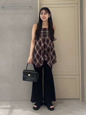 「アイテム（チョーカー）」を使った、tsukemonoemiさん（レディース・160cm・20代）の夏コーディネート