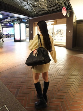 「アイテム（財布/小物、その他）」を使った、tsukemonoemiさん（レディース・160cm）の秋コーディネート